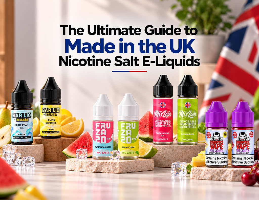 The Ultimate Guide to Made in the UK Nicotine Salt E-Liquids